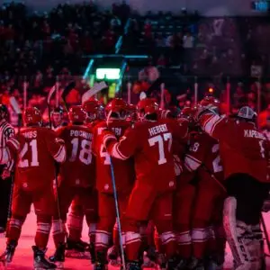 Allen Americans celebrating