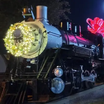 Christmas Allen Train Depot