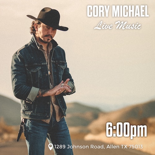 Live Music: Corey Michael - Visit Allen, Texas - Plan Your Visit to ...