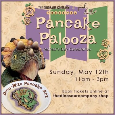 Pancake Palooza at Dinosaur Co