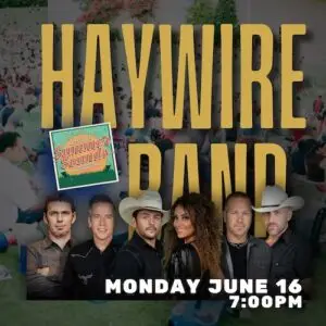 Haywire Band at Summer Sounds 2025 promo graphic