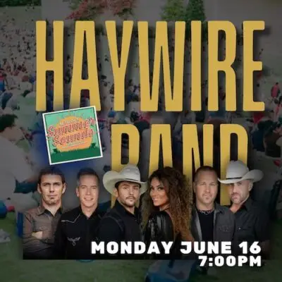 Haywire Band at Summer Sounds 2025 promo graphic