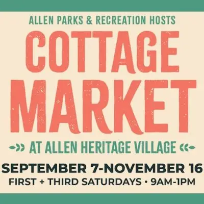 Cottage Market at Allen Heritage Village