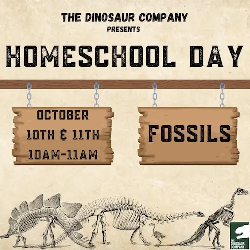 The Dinosaur Company Homeschool Day