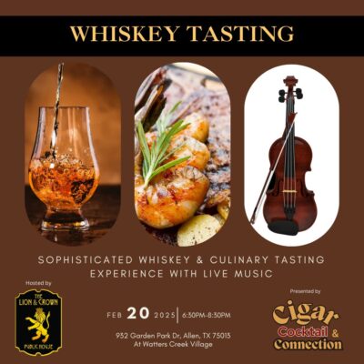 The Lion & Crown Whiskey Tasting