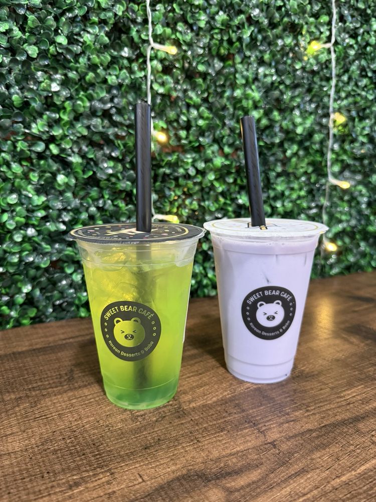 Sweet Bear Cafe Boba Drinks