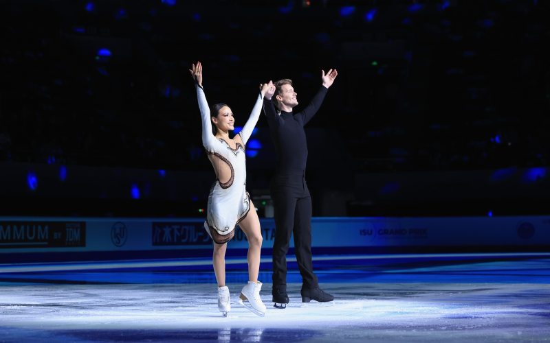 Chock/Bates on the ice