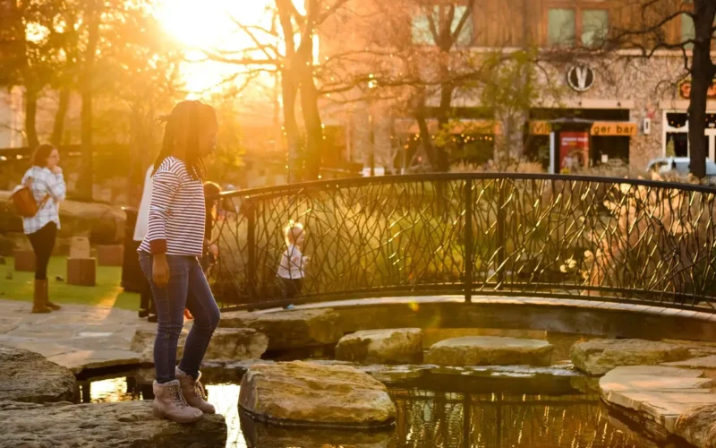 Village Green at Watters Creek Village in Allen, TX